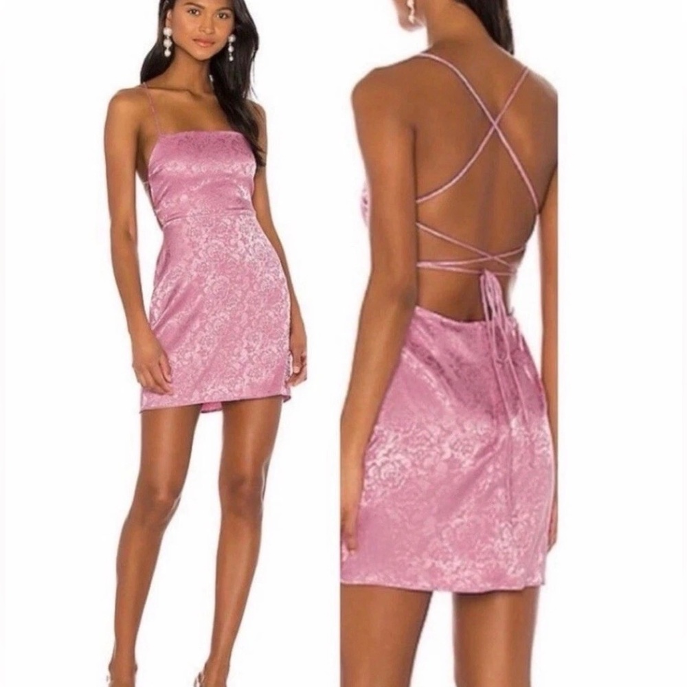 Resa Alex Mini Dress in Pink Rose Size Small